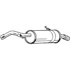 Silencieux d'échappement Arrière Pour Citroën C2 Enterprise 173017