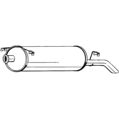 Silencieux d'échappement Arrière Pour Citroën XM 1726F0 96119137 9677346980