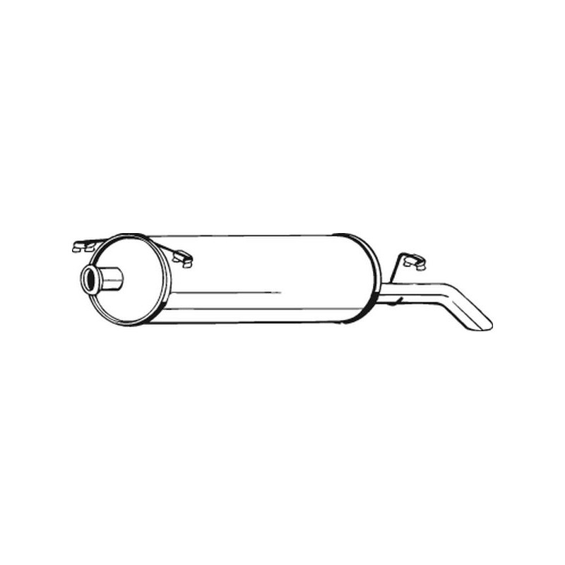 Silencieux d'échappement Arrière Pour Citroën XM 1726F0 96119137 9677346980