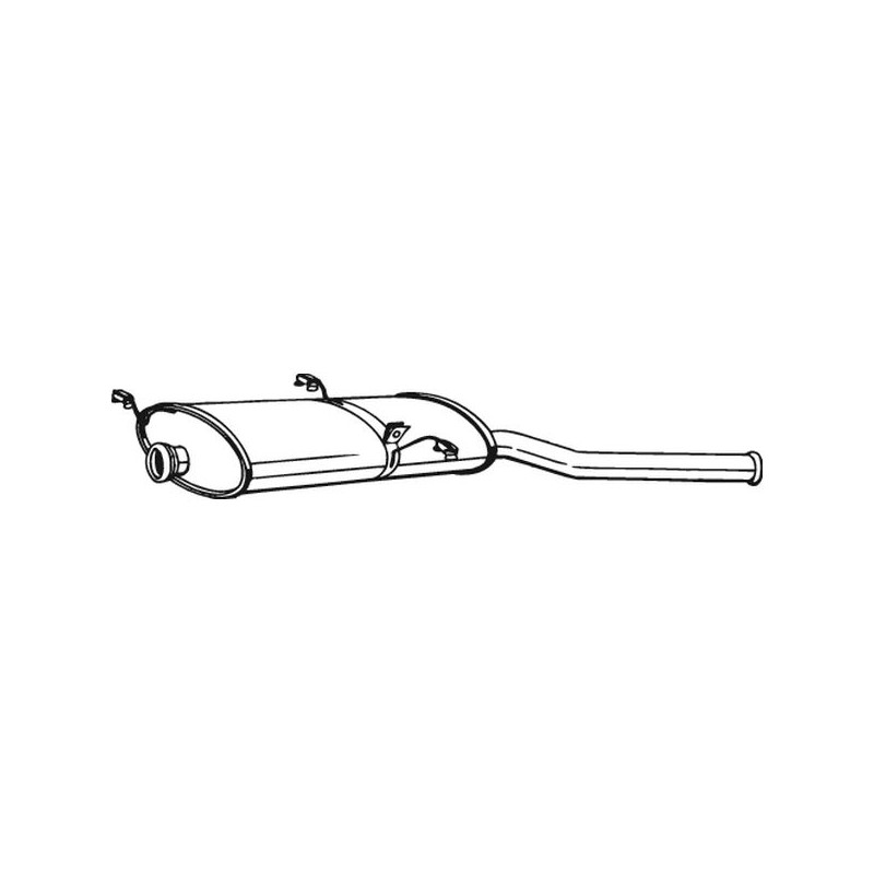 Silencieux d'échappement Arrière Pour Citroën Xsara 1726FG 1726X6
