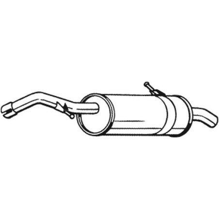 Silencieux d'échappement Arrière Pour Citroën C3 I 1726XL