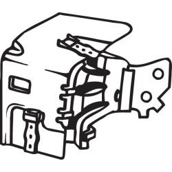 Silent Bloc d'échappement Pour Renault Hatchback Van 206500002R