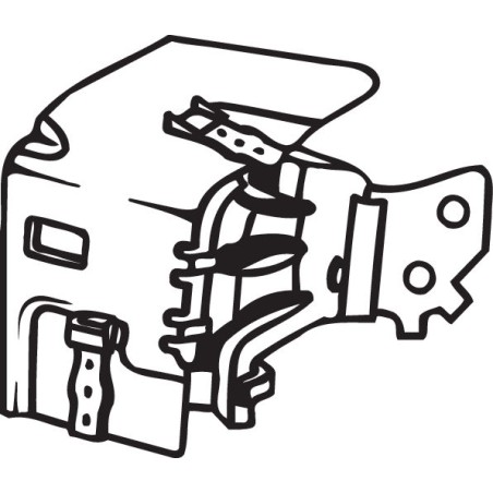 Silent Bloc d'échappement Pour Renault Hatchback Van 206500002R