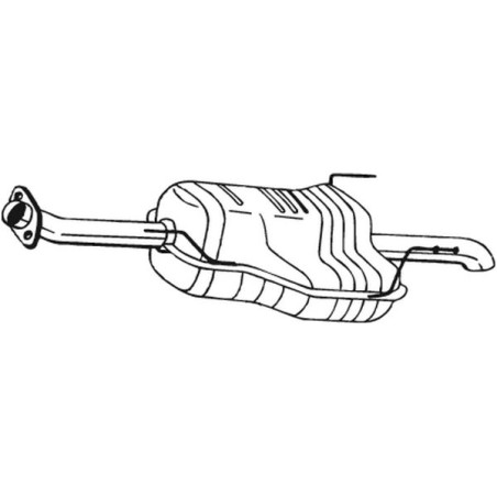 Silencieux d'échappement Arrière Pour Opel Zafira A Monospace Vauxhall 5852168