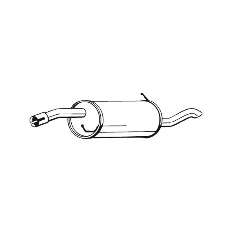 Silencieux d'échappement Arrière Pour Ford Fusion 1383124 1493215 1557618
