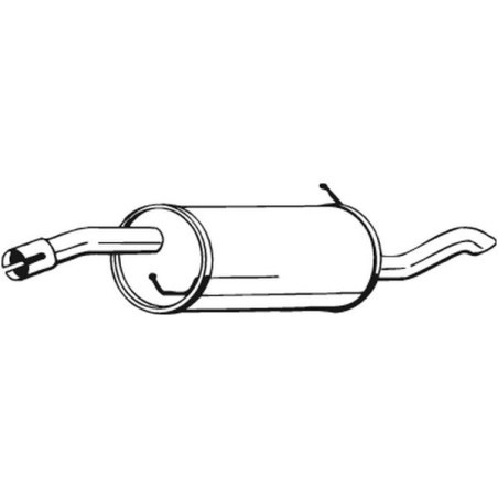 Silencieux d'échappement Arrière Pour Ford Fusion 1383126 1557613 1578075