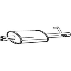 Silencieux d'échappement Central Pour MERCEDES Sprinter 2-T Autobus/Autocar