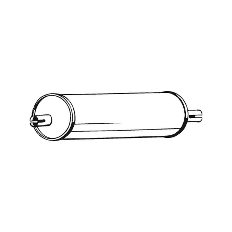 Silencieux d'échappement Central Pour MERCEDES T1 Camionnette