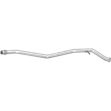 Tuyau d'échappement Pour Peugeot 406 1717L6