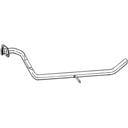Tuyau d'échappement Pour Fiat Panda - 7707456