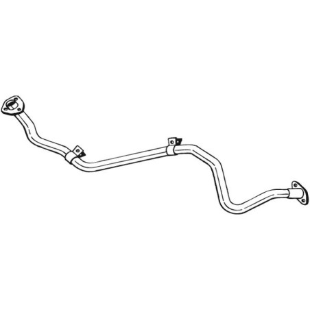 Tuyau d'échappement Pour VW Taro Toyota Hilux V Pick-up J1741054720 1741054721