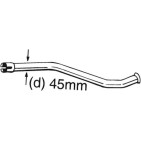 Tuyau d'échappement Pour Citroën AX