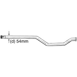 Tuyau d'échappement Pour Citroën Xantia Break