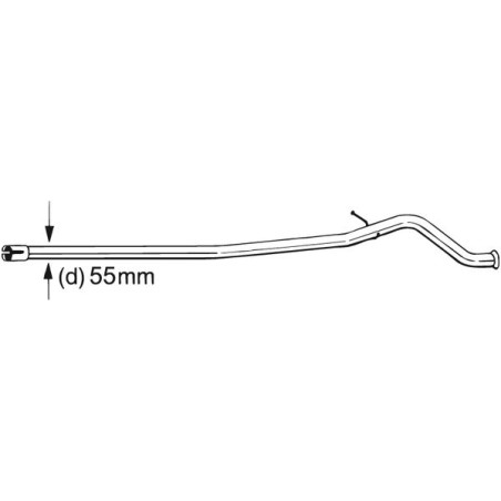 Tuyau d'échappement Pour Peugeot 406 Break