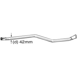 Tuyau d'échappement Pour Citroën Xsara - 3/5 Portes