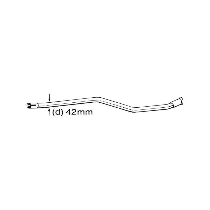 Tuyau d'échappement Pour Citroën Xsara - 3/5 Portes