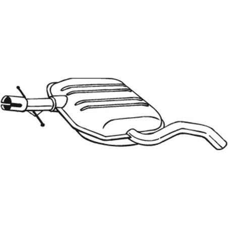 Silencieux d'échappement Central Pour VW Golf III Cabriolet IV Vento 1H0253409C