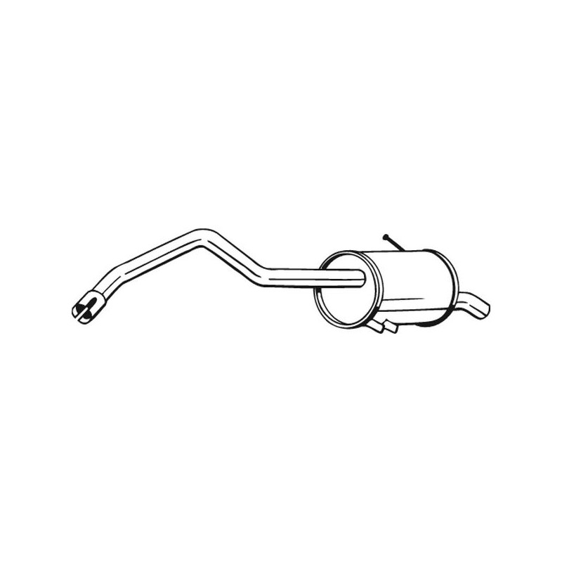 Silencieux d'échappement Arrière Pour Renault Kangoo/Grand Kangoo 200106206R