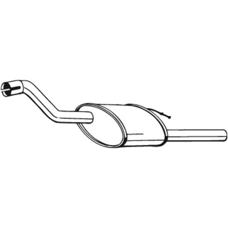 Silencieux d'échappement Arrière Pour Ford Focus Camionnette/1308590