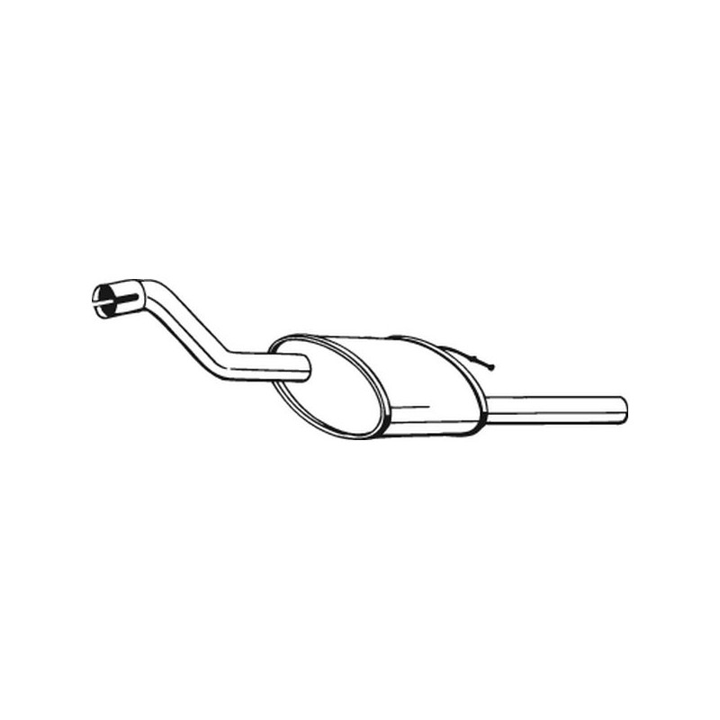 Silencieux d'échappement Arrière Pour Ford Focus Camionnette/1308590
