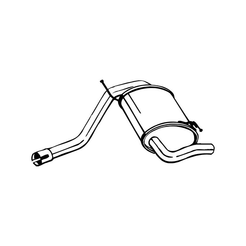 Silencieux d'échappement Arrière Pour Renault Duster Dacia Duster 200101179R