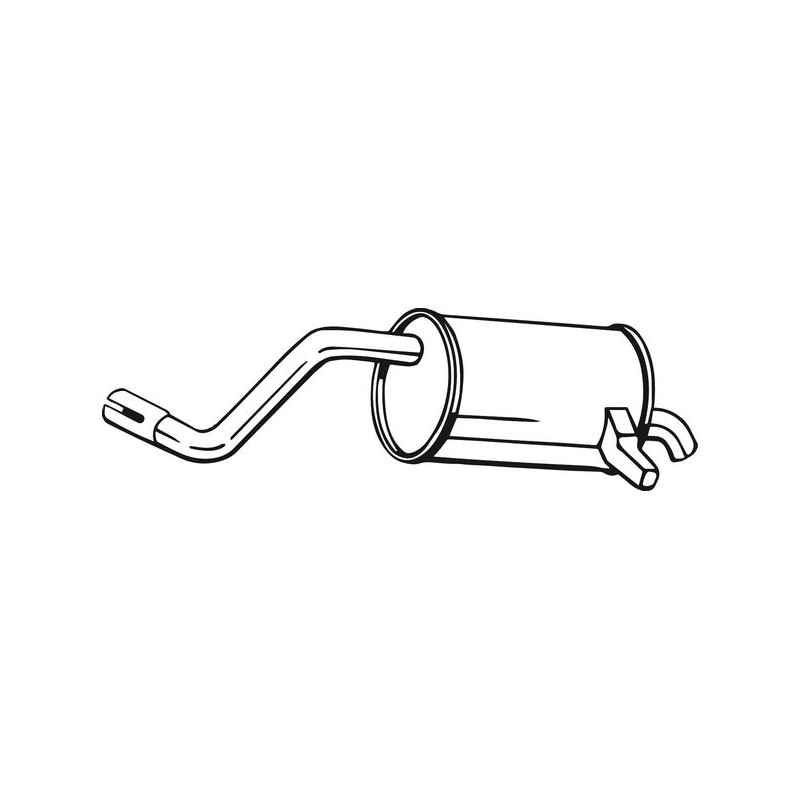Silencieux d'échappement Arrière Pour Renault Modus/Grand Modus 8200276050