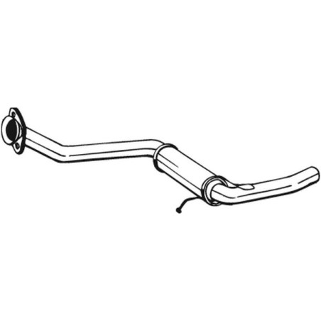 Silencieux d'échappement Central Pour Alfa Romeo 156 Sportwagon GT 60652869