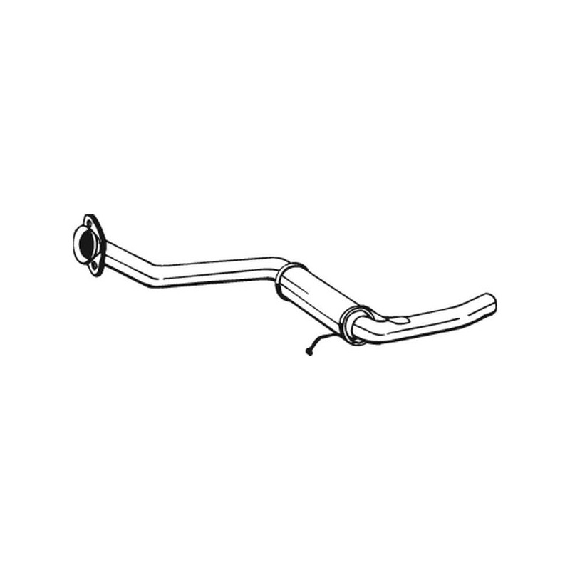 Silencieux d'échappement Central Pour Alfa Romeo 156 Sportwagon GT 60652869