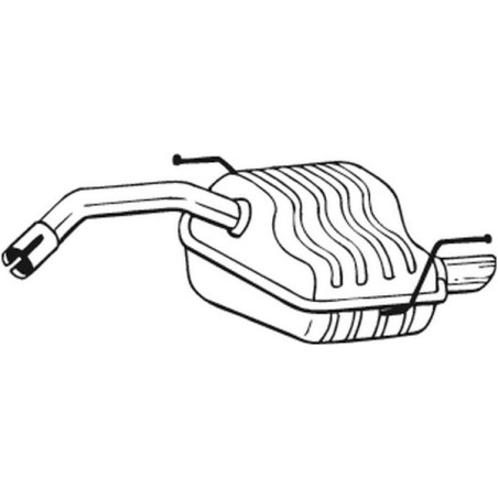 Silencieux d'échappement Arrière Pour Alfa Romeo 147 46739676 46798031