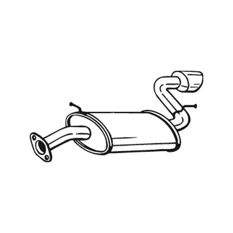 Silencieux d'échappement Arrière Pour Chevrolet Captiva Van 96870457