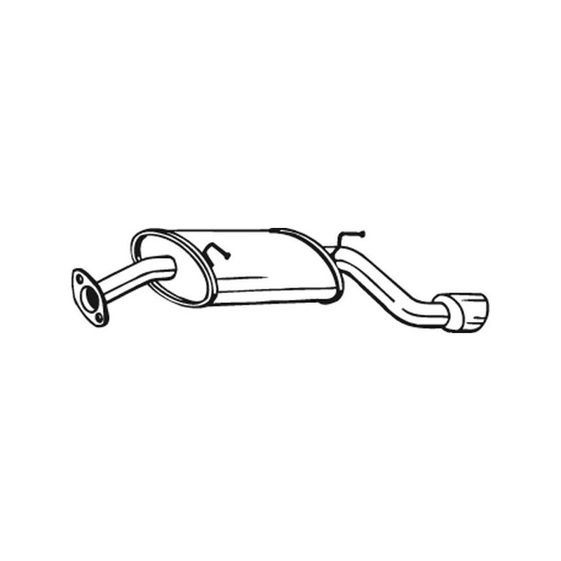 Silencieux d'échappement Arrière Pour Chevrolet Captiva Van 96870456