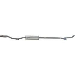 Silencieux d'échappement Central Pour Citroën C3 II 1608723880