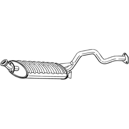 Silencieux d'échappement Central Pour Mitsubishi Pajero II Canvas Top MB651688