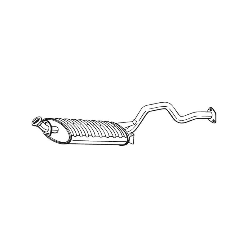 Silencieux d'échappement Central Pour Mitsubishi Pajero II Canvas Top MB651688