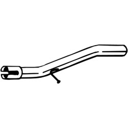 Tuyau d'échappement Pour Peugeot Fiat Citroën 1730V1 51804383