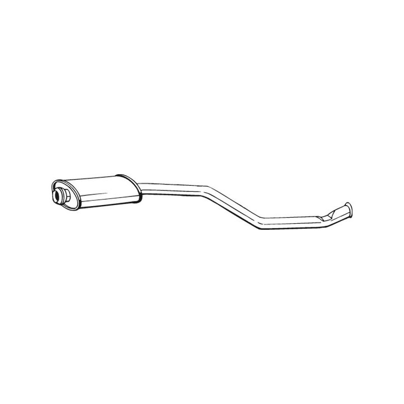Silencieux d'échappement Central Pour Citroën Xsara 1717K6