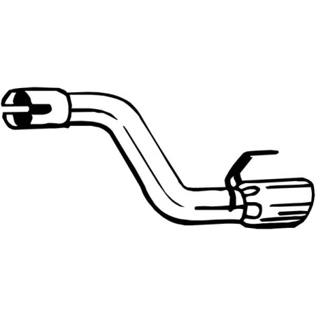 Tuyau d'échappement Pour Opel Astra J Sports Tourer Vauxhall 13329572 885435