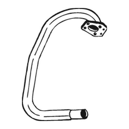 Tuyau d'échappement Pour VW Transporter III 068251171B 068251171E