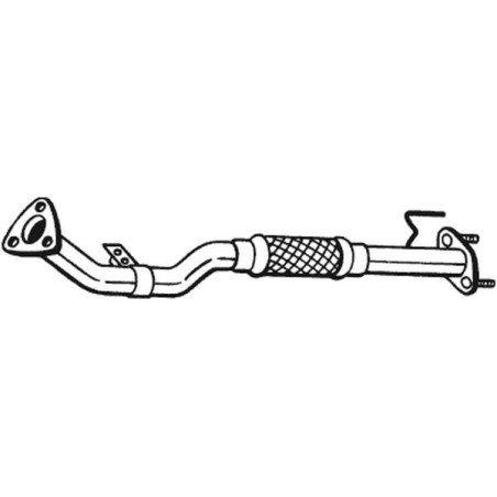 Tuyau d'échappement Pour Fiat Doblo Monospace 55197807