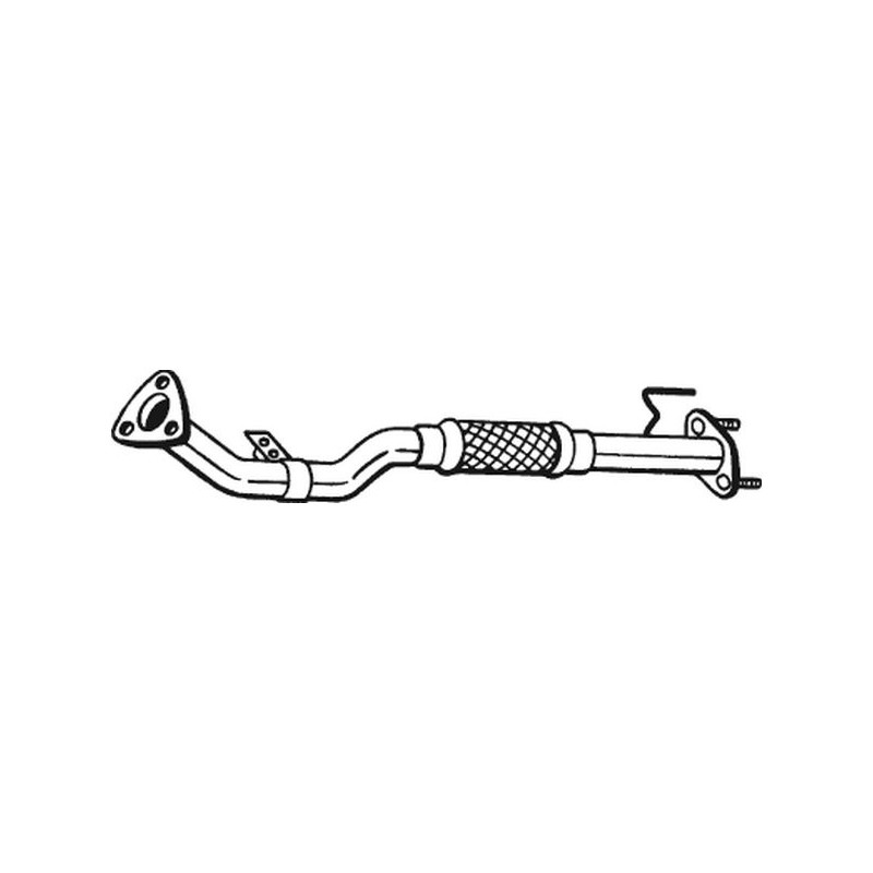 Tuyau d'échappement Pour Fiat Doblo Monospace 55197807