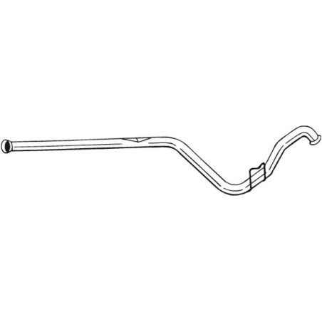 Tuyau d'échappement Pour Renault Express Pick-up 6006003635