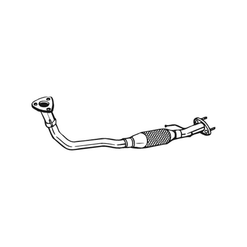 Tuyau d'échappement Pour Fiat Doblo Monospace 46755729