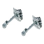 x2 Charnière de Porte Avant G+D Pour Renault Laguna III 804310001R