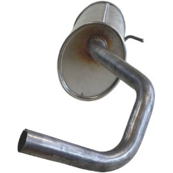 Silencieux d'échappement Arrière Pour VW Polo Seat Skoda Fabia III 1.0