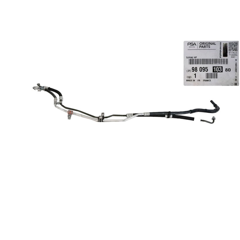 Tuyau Hydraulique de Direction Assistée Pour Citroën Jumpy 9809510380