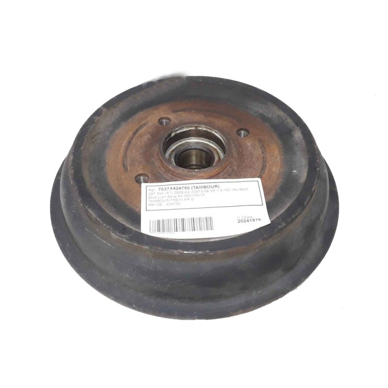 Tambour de Frein Arrière Pour Peugeot Citroën C-Elysee C3 II - III DS 424750