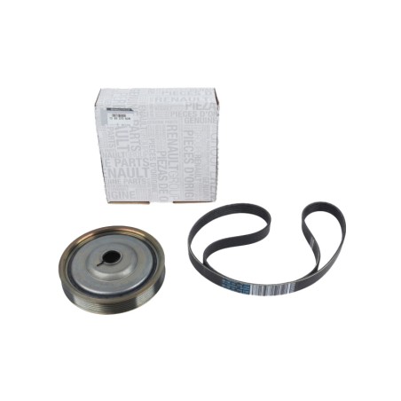 Poulie de Vilebrequin + Courroie Pour Renault Clio III 123037092R
