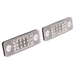2 Feux de Plaque d'Immatriculation Pour Volvo C30 31213991