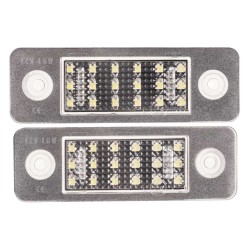 2 Feux de Plaque d'Immatriculation Pour Volvo C30 31213991