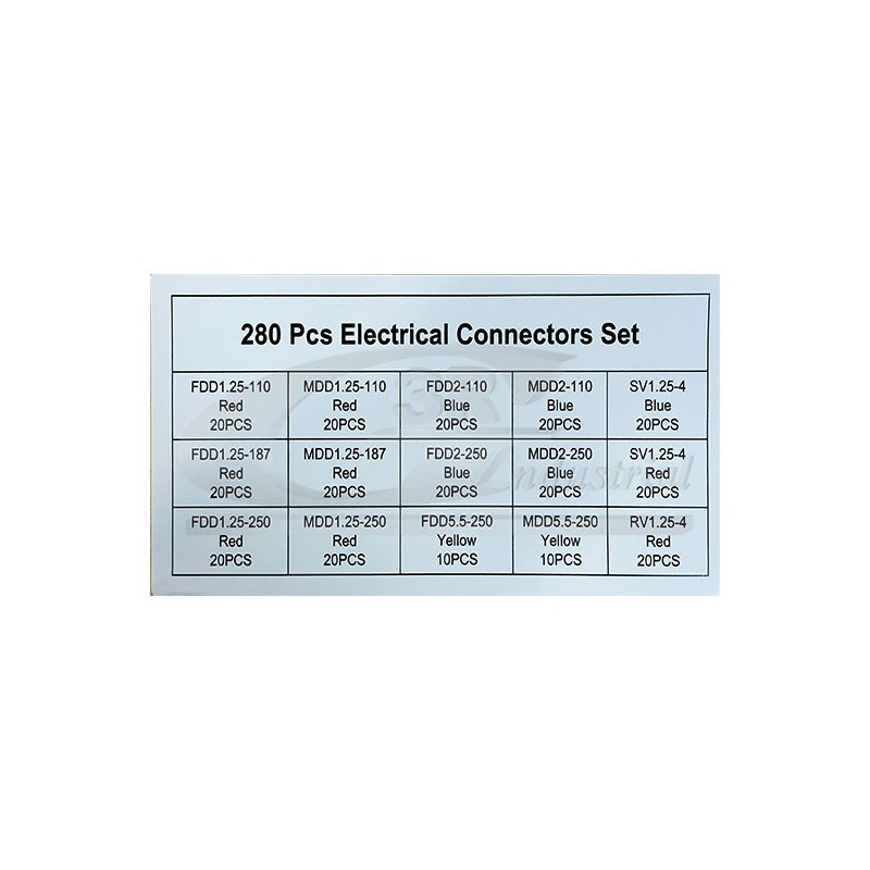 Coffret Terminaux Electriques 280pcs